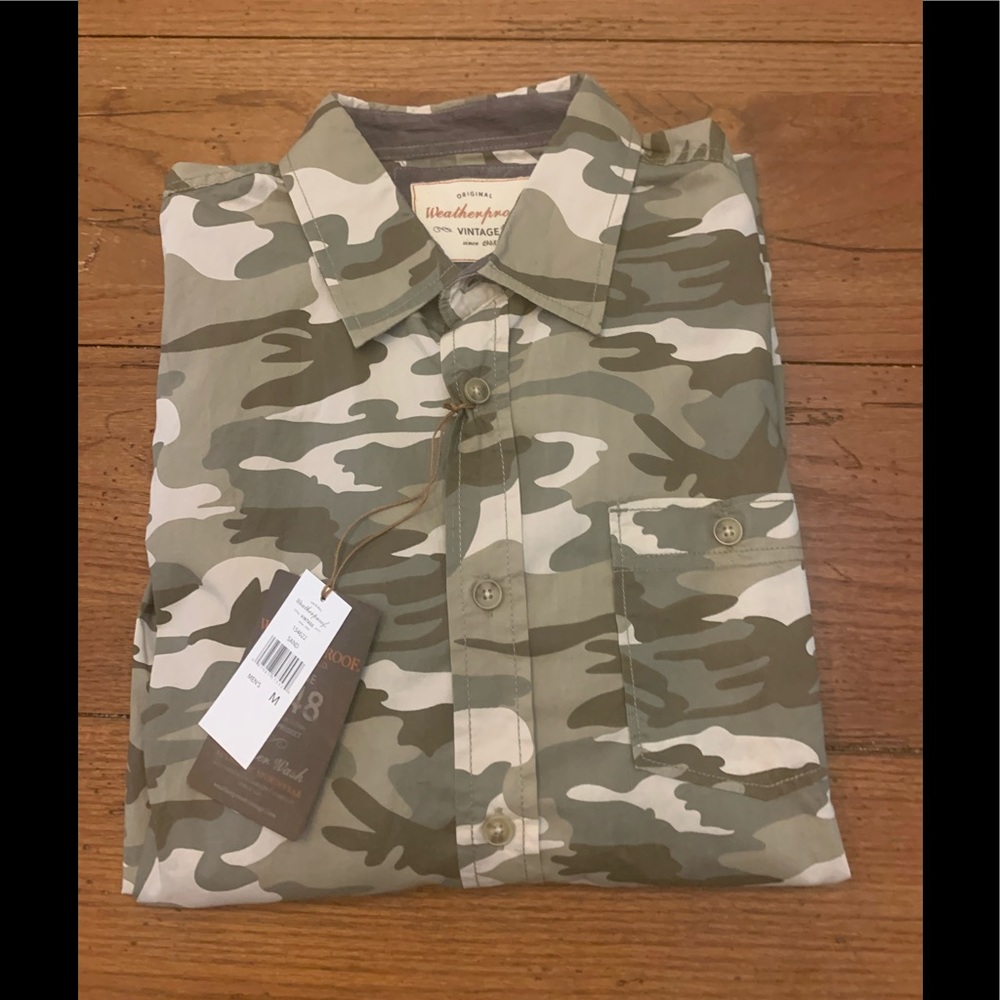⭐️Weatherproof Cameo Long Sleeve Collar Shirt SZ M⭐️
